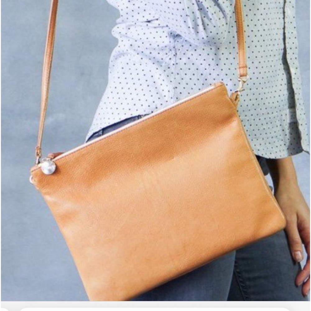 Clare V Sac Bretelle tan